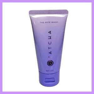 Tatcha The Rice Wash Soft Cream Cleanser 1.7 fl oz / 50 ml Large Travel Size